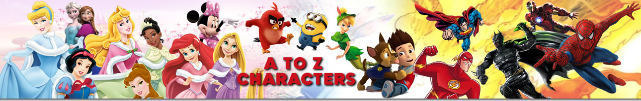 A to Z Characters